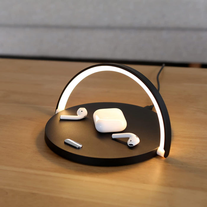 GlowSync – Kabellos aufladbare Schreibtischlampe mit eleganter Beleuchtung und multifunktionalem Entwerfen