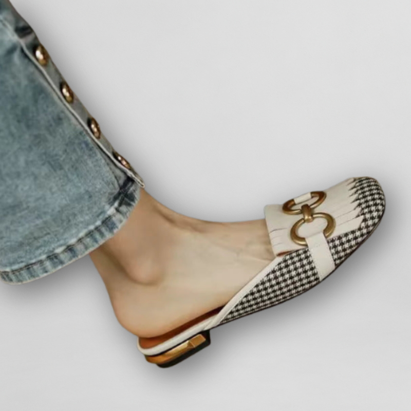 Denise – Leichte Schuhe mit flachem rutschfester Sohle für Komfort
