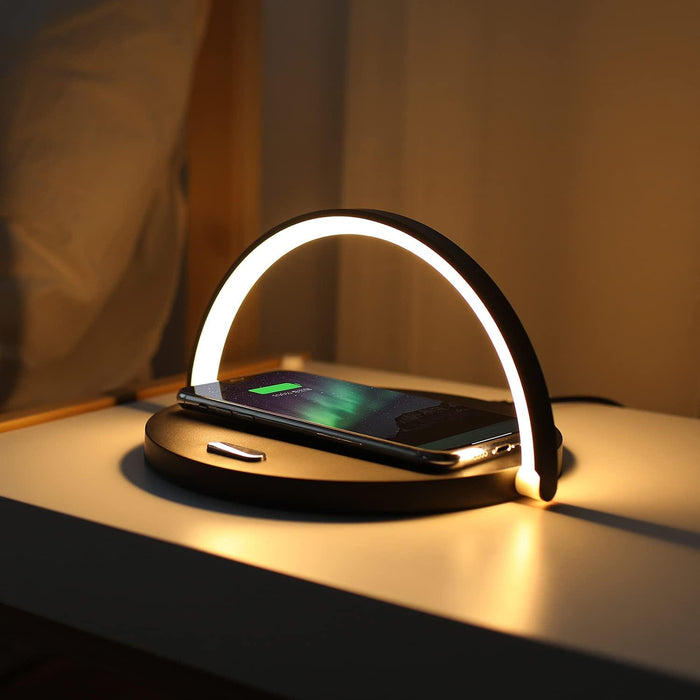 GlowSync – Kabellos aufladbare Schreibtischlampe mit eleganter Beleuchtung und multifunktionalem Entwerfen