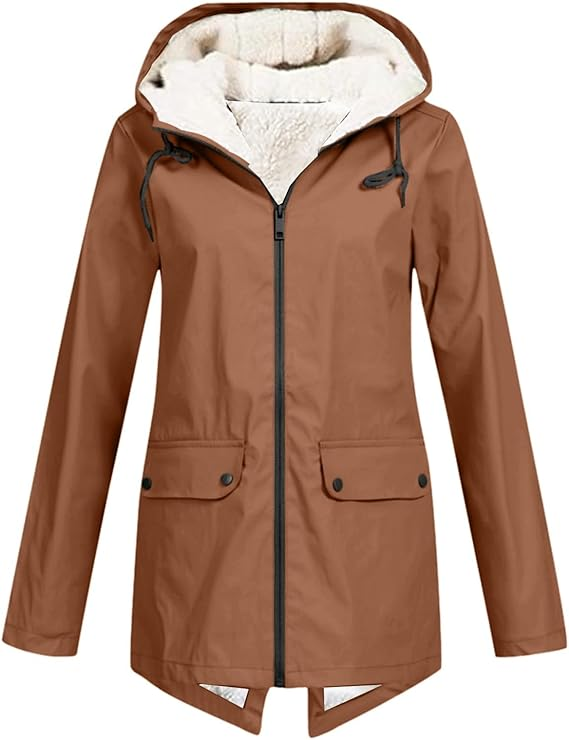 Emma - Warmes Langarmshirt Kapuze Jacke Mit Reißverschluß