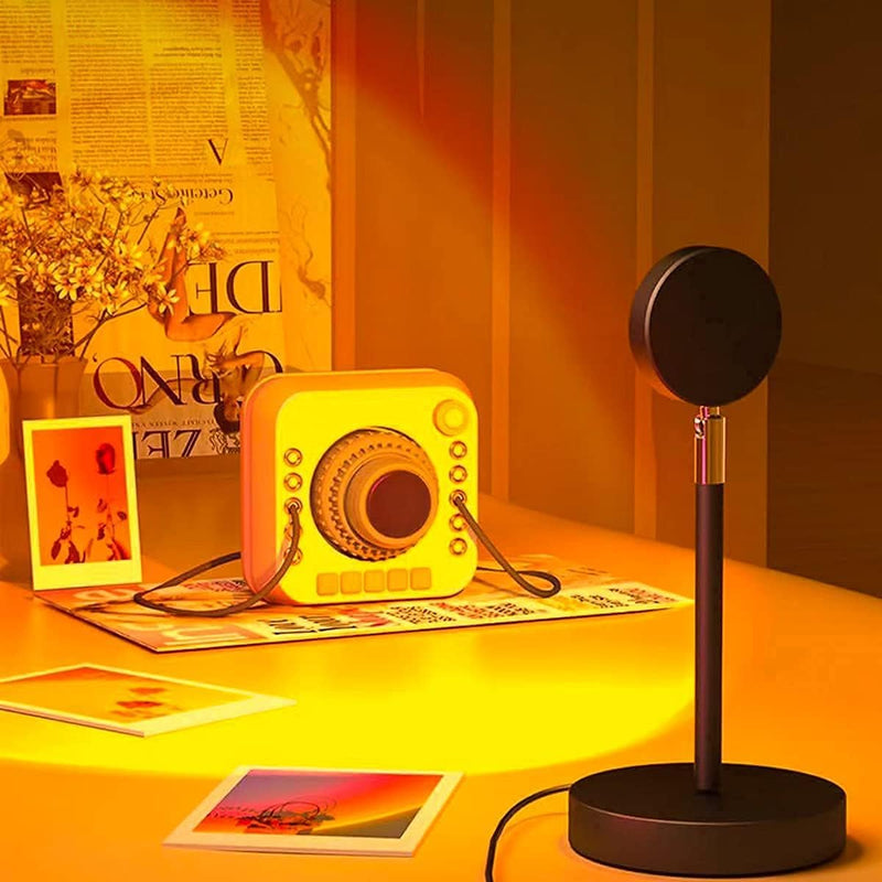SunLume - USB Sonnenuntergangsprojektionslampe mit 360° drehbarem Kopf für entspannende Atmosphäre