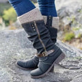 Hannah - Bequeme Rutschfeste Stiefel Mit Reißverschluß