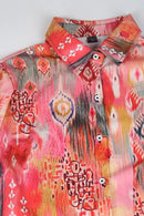 Tessa – Stylisches Top Mit Blumenmuster Und Halblangen Ärmeln