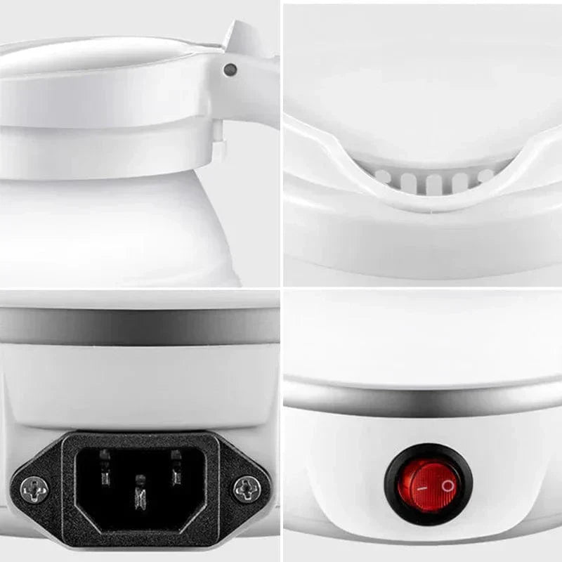 Faltbarer Elektro Kochtopf 1L - Tragbarer Wasserkocher Für Reisen & Camping