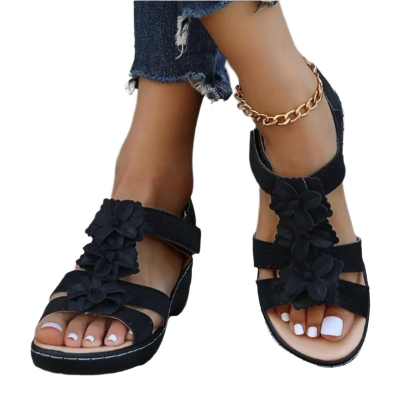 Amina – Stützende Sandalen mit verstellbaren Schnallenriemen und rutschfester Sohle