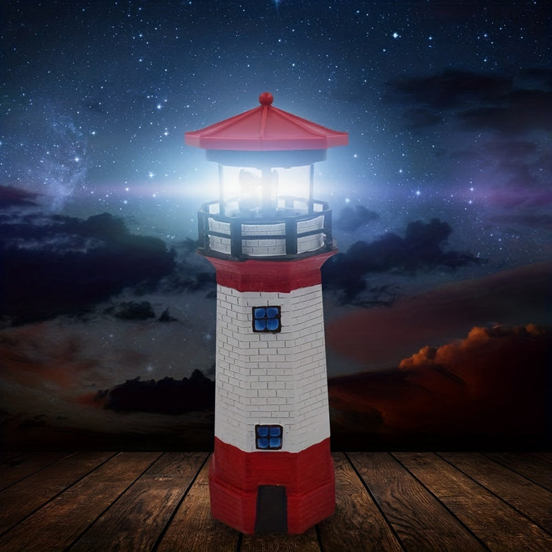 Lighthouse - Dekorative Gartenlaterne mit warmem Licht für den Außenbereich