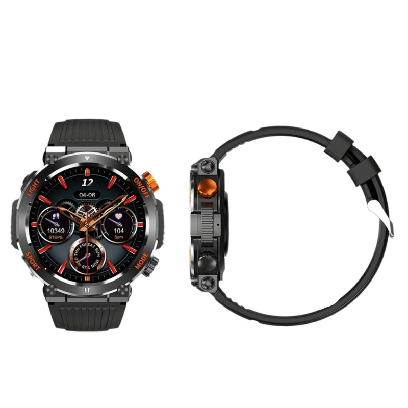 Elias – Wasserdichte Smartwatch mit LED Taschenlampe und Schlafmonitor
