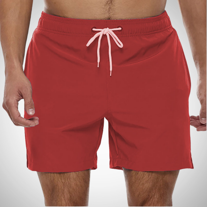 Walter – Leichte Kurze Hosen mit Kordelzug elastischem Bund und Taschen