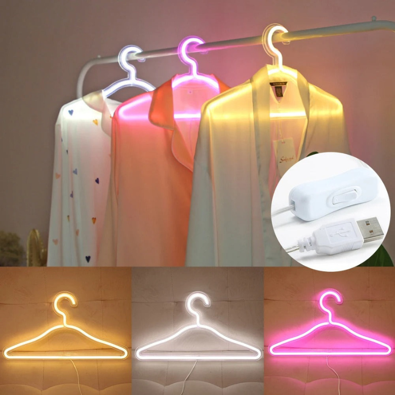 LumaHook – LED beleuchtete Kleiderbügel für einfache Schranknavigation