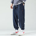 Tobias – Lockere Passform Hose mit Kordelzug in der Taille und Seitentaschen