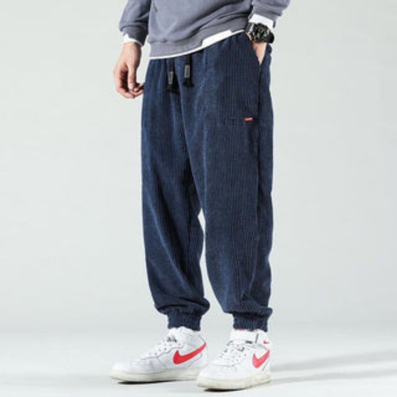 Tobias – Lockere Passform Hose mit Kordelzug in der Taille und Seitentaschen