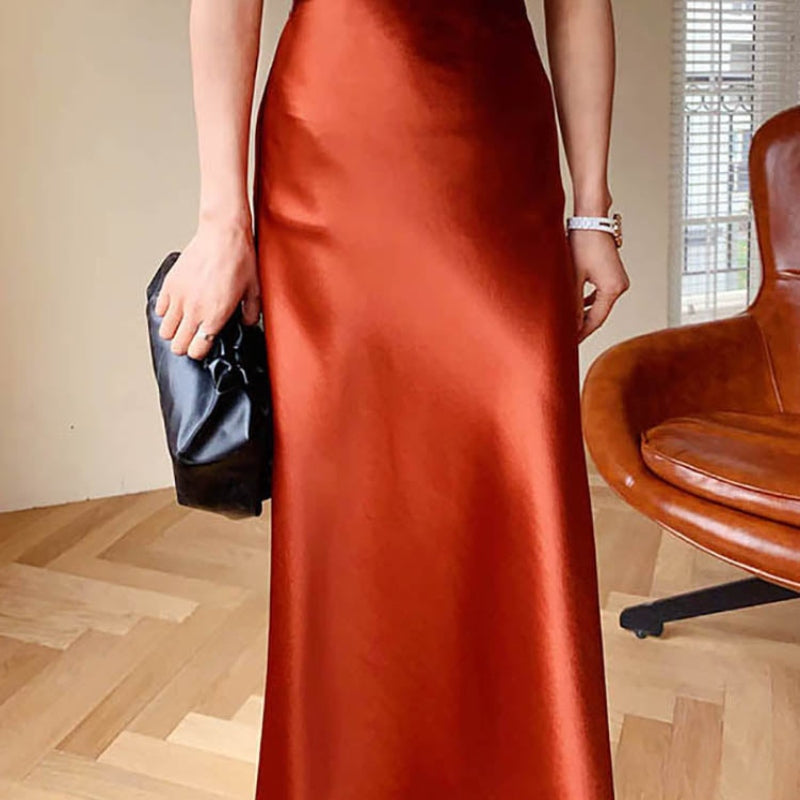 Elin – Stylischer Hohe Taille Midirock für einen einzigartigen Look