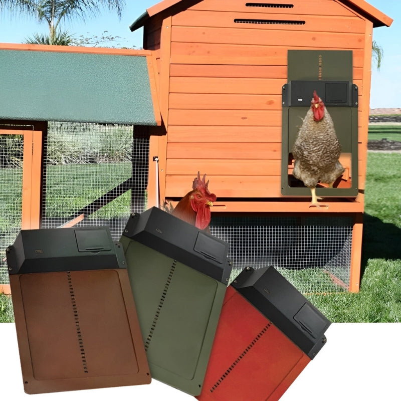 CluckShield – Automatischer Türschließer mit Lichtsensor für Hühnerställe