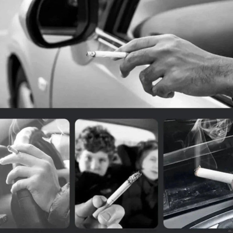 SmokeSeal – Smart Touch Autoaschenbecher mit USB Ladefunktion und Rauchclip