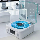 VinylAura – Vinyl Lautsprecher mit rotierendem Plattenspieler und RGB Licht