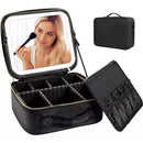 TidyGlow – Moderner make up organizer mit spiegel und LED beleuchtung