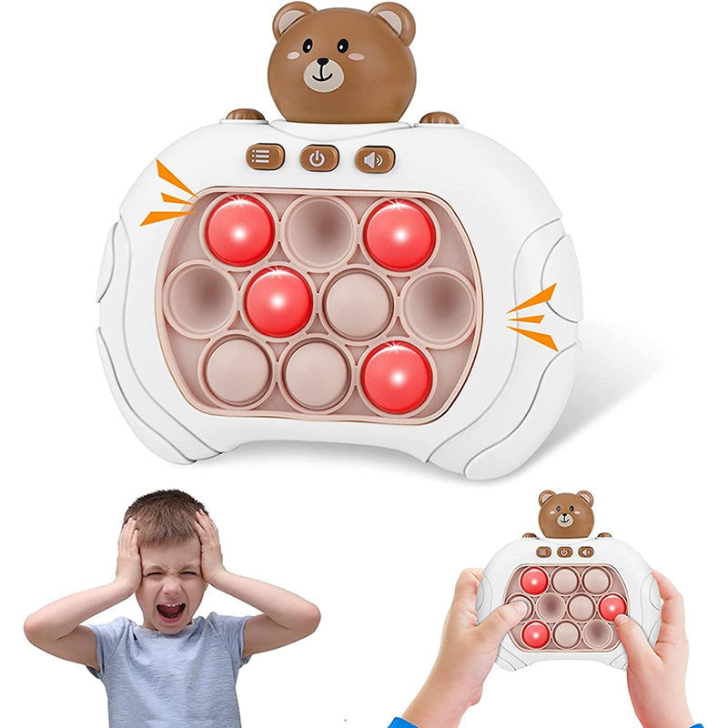 QuickDot – Leuchtende Zappelspielkonsole mit Schnelldrück Blasen Herausforderung