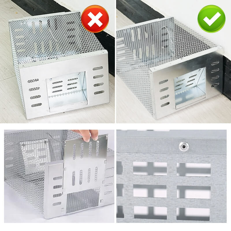 CatchEase – Automatische Mausefalle mit Einwegtür zum schnellen Fangen
