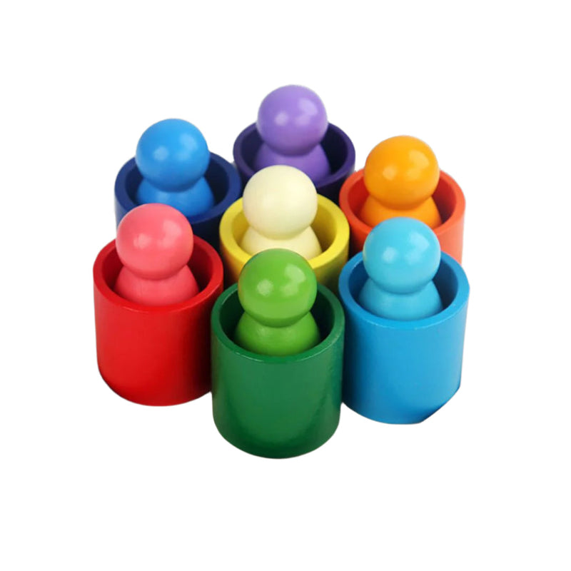 CubiCuddle – Langlebige farbenfrohe Kinderbausteine zum Stapeln von Zahnen und sensorischem Spielen