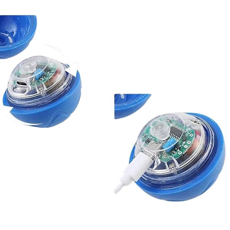 VibraPaws – Interaktiver rollender Spielzeugball mit Bewegung und Lichtern für Haustiere