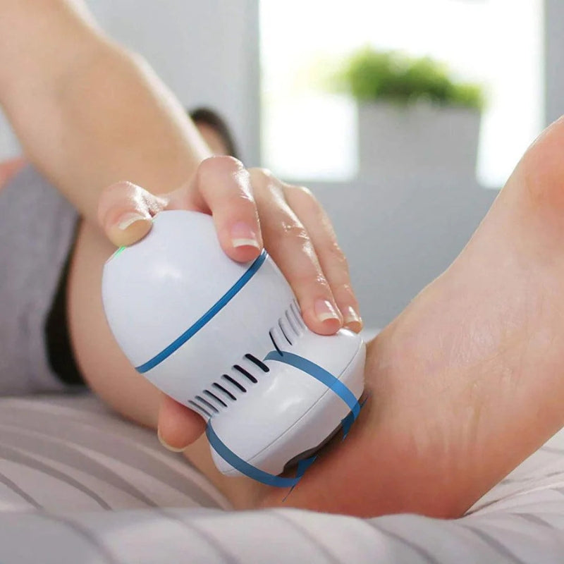 SilkiFeet - Tragbare elektrische Fußfeile zur Entfernung von Hornhaut und zur Behandlung rissiger Fersen
