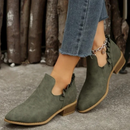 Yeliz - Strapazierfähige rutschfeste Stiefelette mit Rüschen