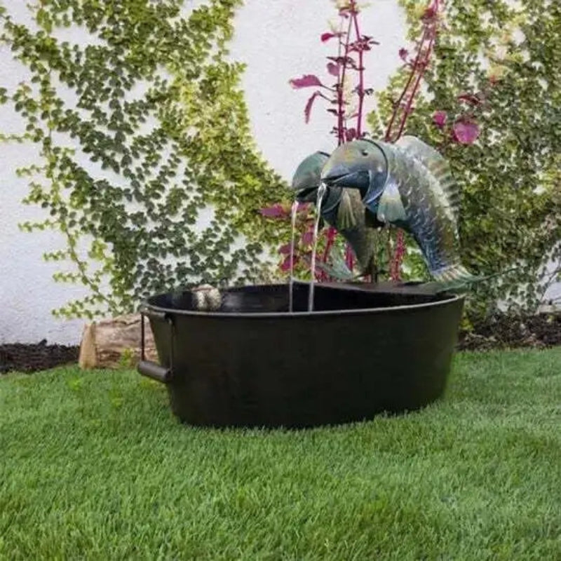 NatureGlow - Tierinspirierter Wasserfallbrunnen für den Außenbereich zur ruhigen Dekoration