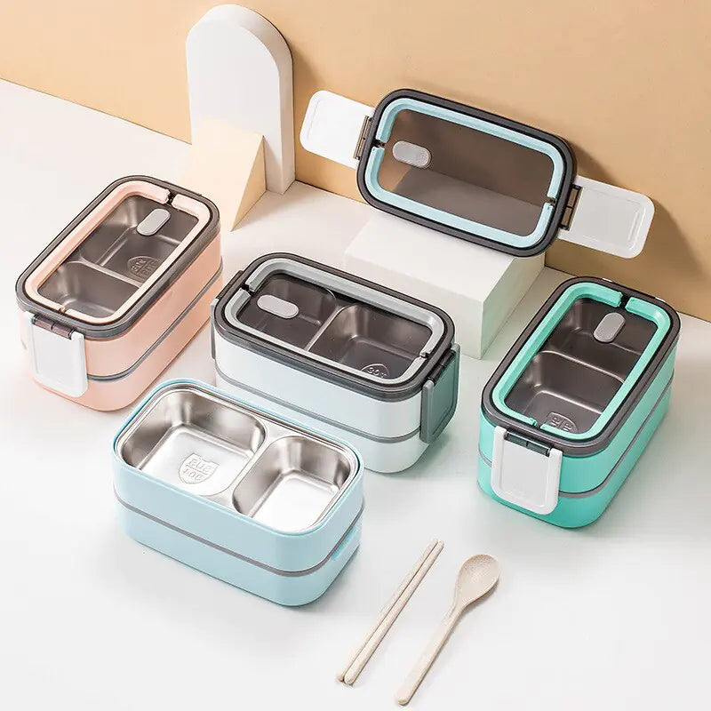 MealMate – Kompakte zweilagige Lunchbox zum einfachen Verpacken von Mahlzeiten