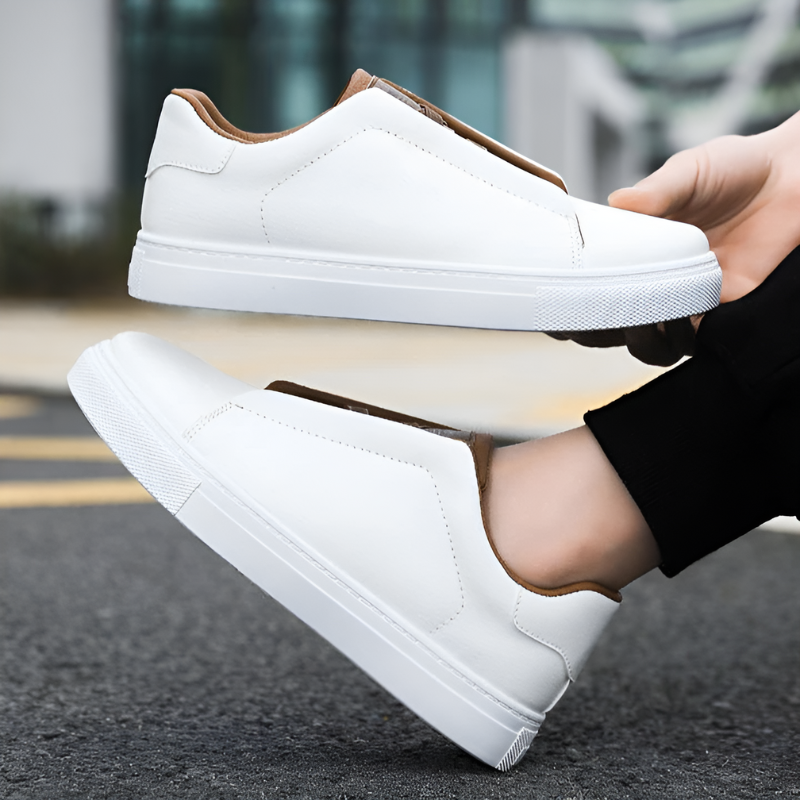 Sebastian – Lässiger flacher Sneaker mit rutschfester Sohle