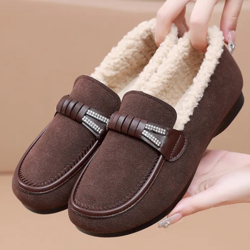Anna - Freizeitschuhe mit warmem Fellfutter und rutschfester Sohle