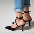 Annalena – Elegante Hoher Absatz Sandaletten mit spitzer Zehenpartie für Komfort