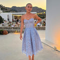 Sophia – Elegant geschnittenes ärmelloses Midikleid mit stylischem Look