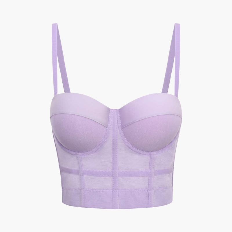 Anna – Stylisches BustierTop  mit breiten verstellbaren Trägern