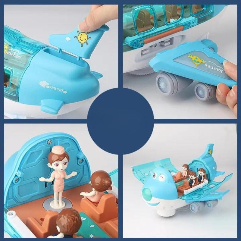 SkyVibe – Elektrisches rotierendes Flugzeugspielzeug mit Musiklichtern