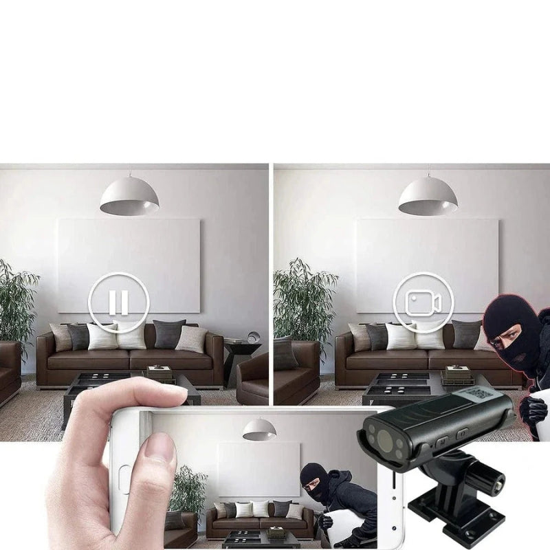 SmartCam – WLAN Mini Überwachungskamera mit Bewegungserkennung für Zuhause und Büro
