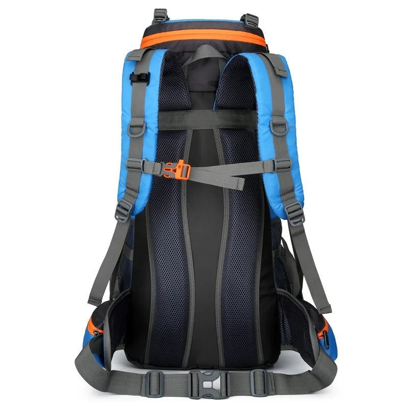 TrekPack – Wasserdichter Camping Rucksack mit großem Fassungsvermögen und verstellbarem Schultergurt