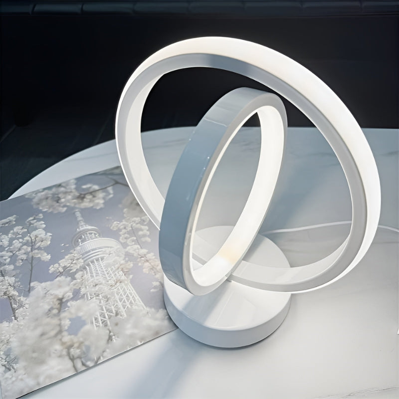 LuxeVision - Moderne dimmbare Tischleuchte mit einzigartigem Design und USB Anschluss