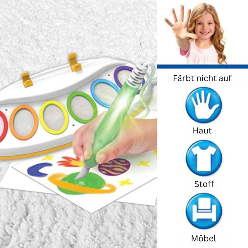 InvisiPaint - Zauberhaftes Malset mit farbwechselndem Pinsel für Kinder