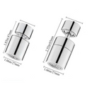 AquaFlex – 360° verstellbarer Wasserhahnaufsatz mit zwei Sprühmodi