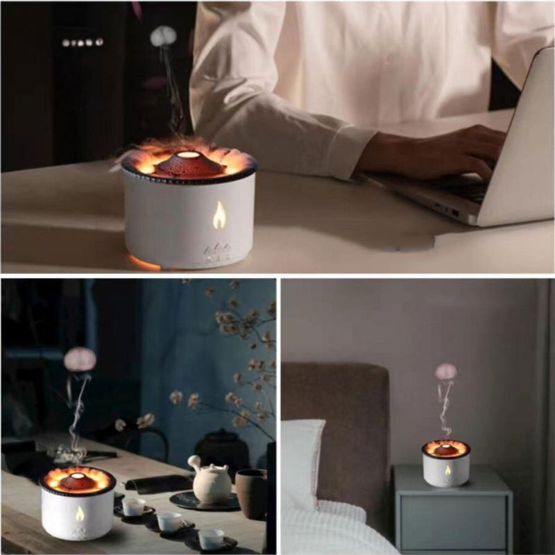 MistNest - Startseite Aroma Luftbefeuchter mit ätherischem Öl Diffusor und Stimmungsbeleuchtung