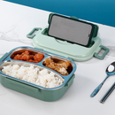 ThermoBox - Thermische Lunchbox mit Fächern und Suppenschüssel für frische Mahlzeiten