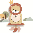 ZooClock – Wanduhr mit Tiermotiven und beweglichem Pendeldesign