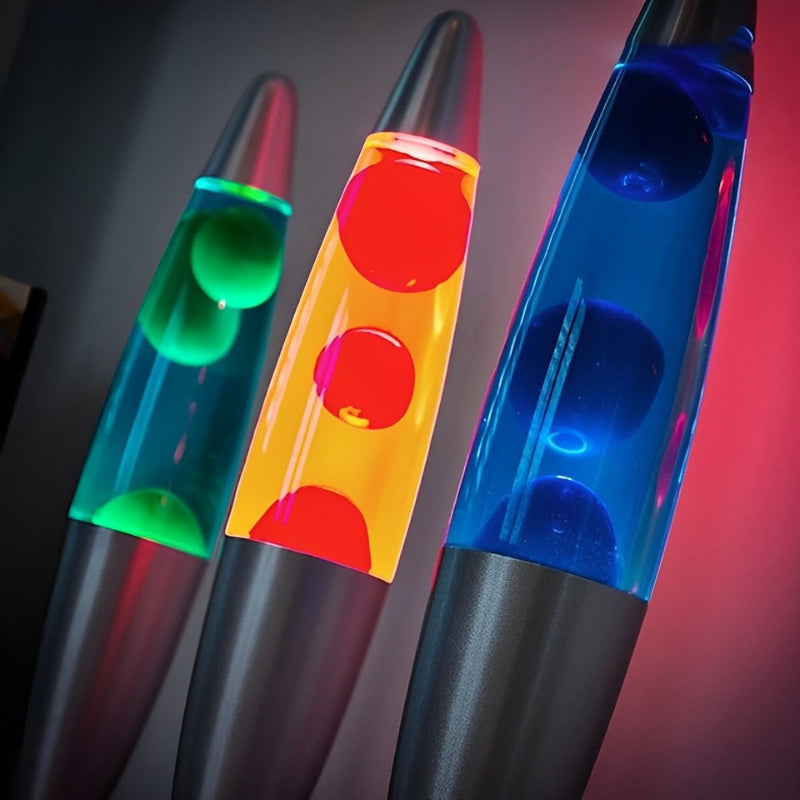 PulseLight – Lava Tischlampe für ein entspanntes Ambiente und modernen Stil