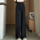 Alina – Elegante Hohe Taille Hose mit Doppelknopfle und weitem Bein