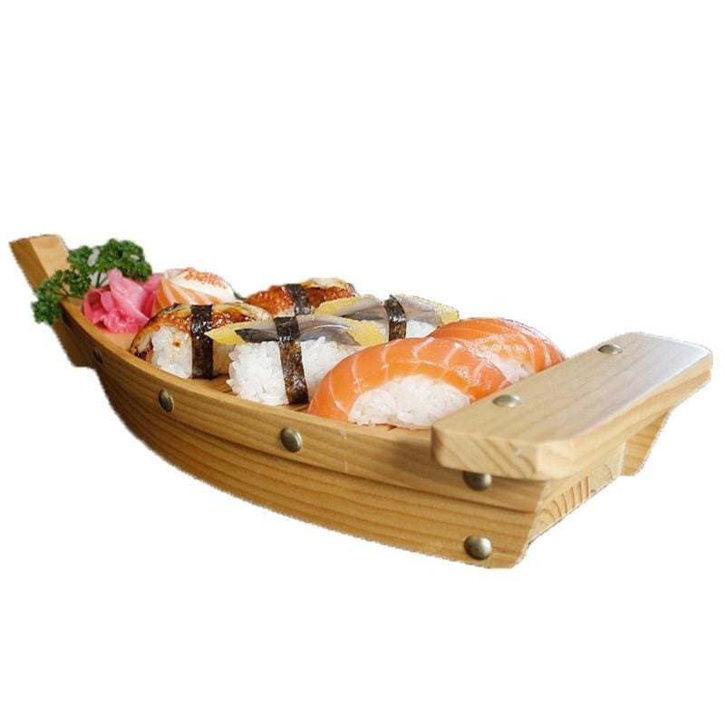 NoriCraft – Dekoratives Sushi Tablett Schiffsform für stilvolle Präsentation Speisen