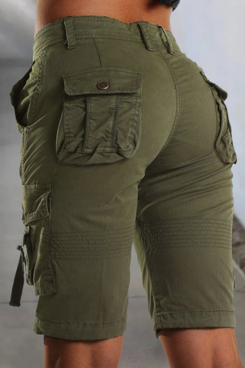 Mason – Cargo-Shorts mit mehreren Taschen und klassischem Knopfdesign