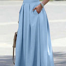 Zofia - Bequemer knöchellanger Faltenrock mit hoher Taille