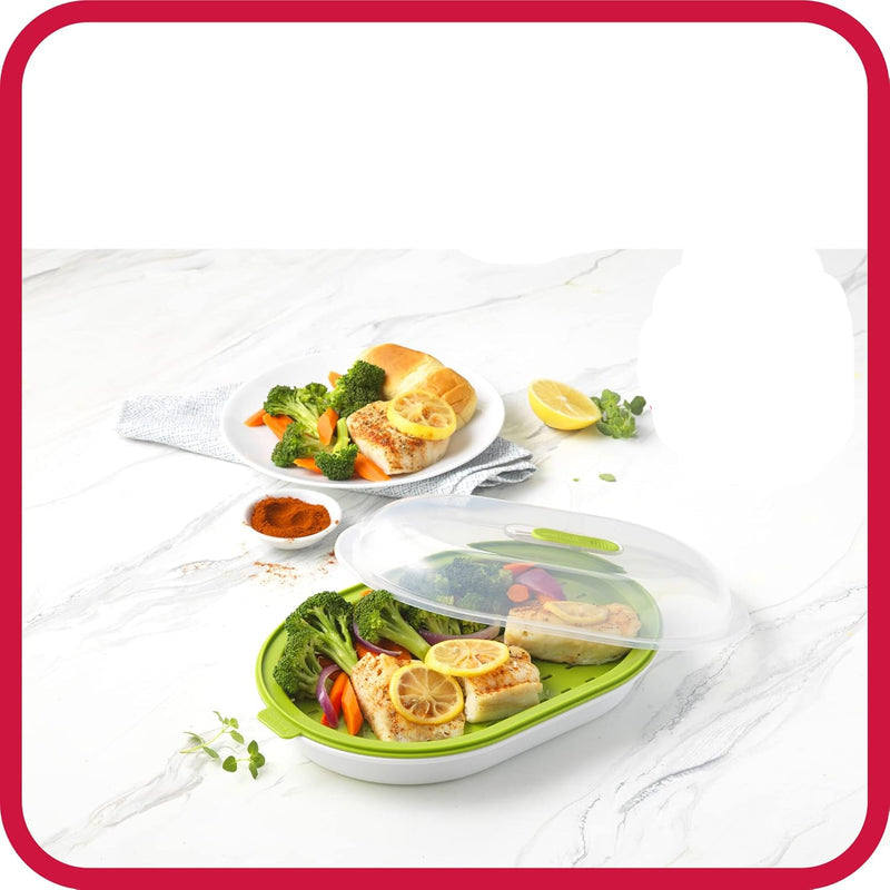 MealHatch – Schneller Mikrowellen-Dampfgarer für schnelle Zubereitung und frischen Geschmack
