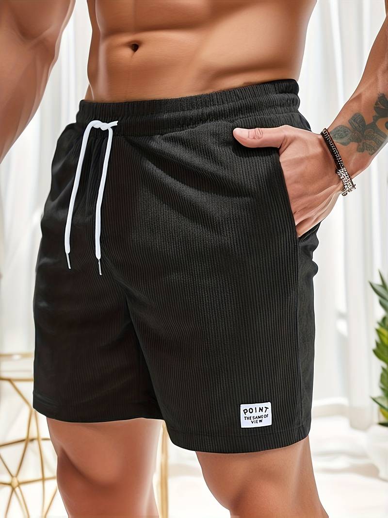 Henry - Verstellbare Kurze Hosen mit Kordelzug im Lose Passform Gestaltung mit funktionellen Taschen