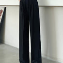 Alina – Elegante Hohe Taille Hose mit Doppelknopfle und weitem Bein